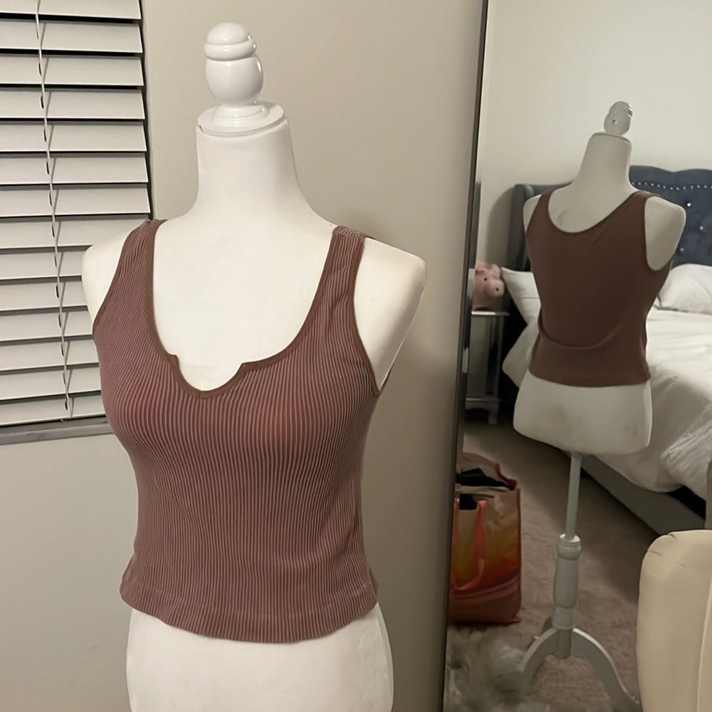 Ribbed tank top